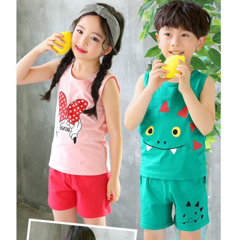 ส่งจากไทย-ชุดเสื้อกล้ามเด็ก-ck078-ได้ทั้งชุด-เสื้อ-กางเกง-ไซส์-1-6-ขวบ