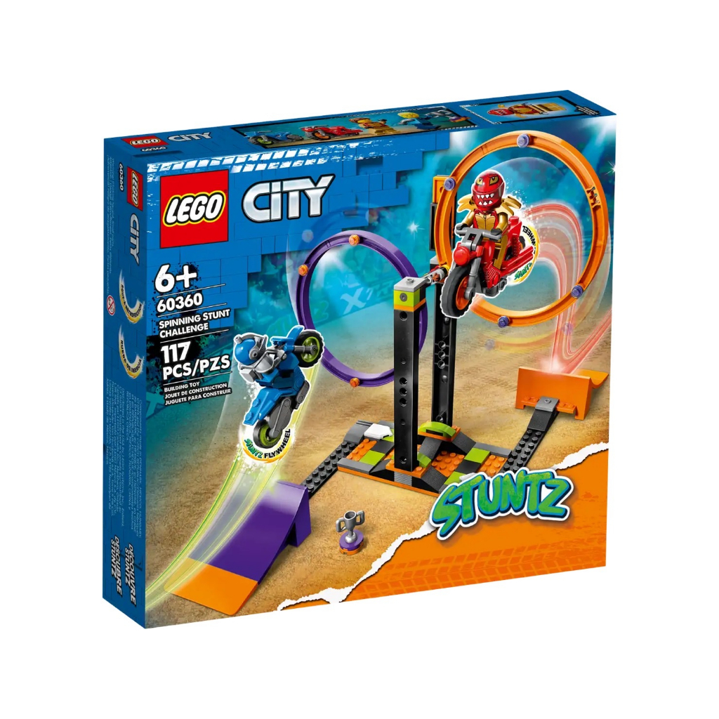 lego-city-60360-spinning-stunt-challenge-เลโก้ใหม่-ของแท้-กล่องสวย-พร้อมส่ง