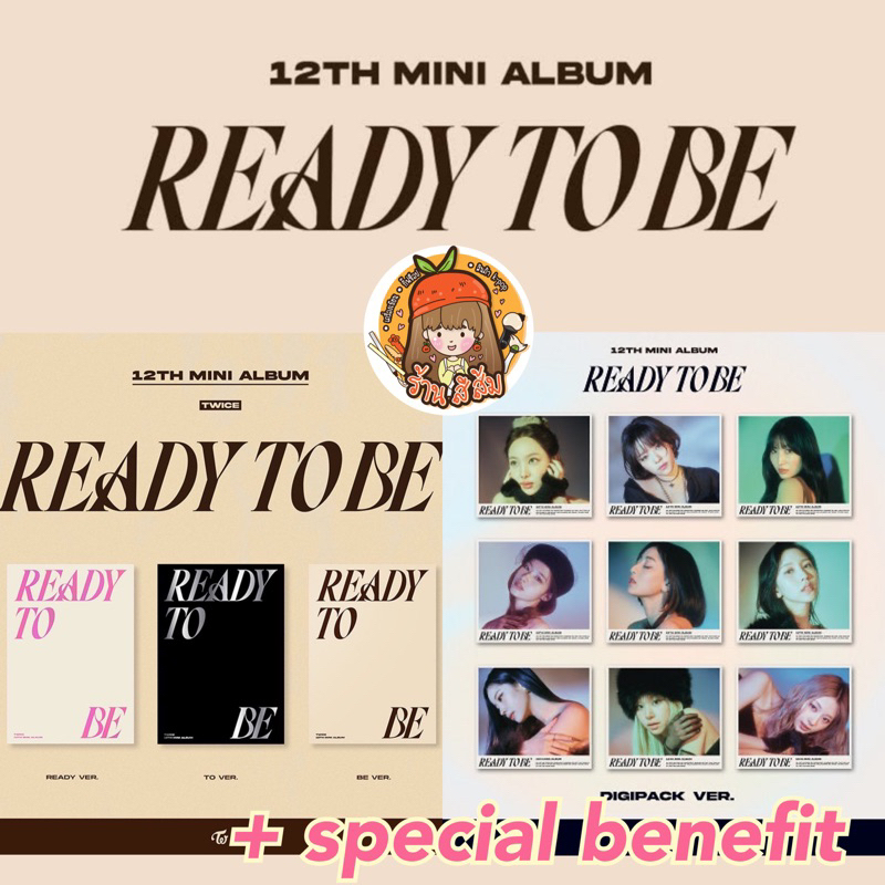 TWICE - READY TO BE (12th Mini Album) Digipack Ver.