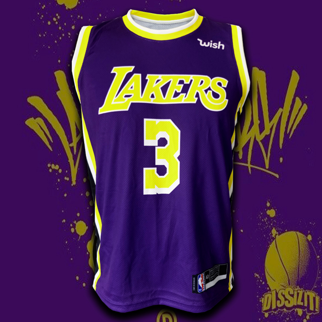 ภาพหน้าปกสินค้าเสื้อบาส เสื้อบาสเกตบอล NBA LA.Lakers เสื้อทีม ลอส แองเจลิส เลเกอร์ส BK0009 รุ่น Statement Anthony Davis 3 ไซส์ S-5XL