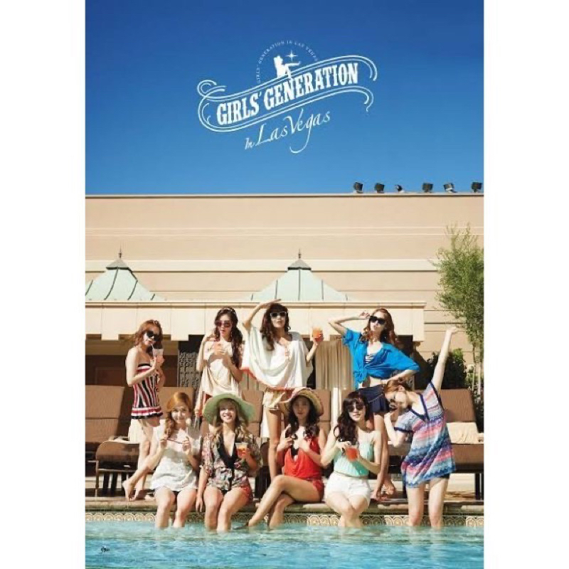 PHOTO BOOK GIRLS' GENERATION IN LAS VEGAS + DVD + MD + Folded