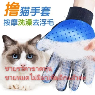 ภาพหน้าปกสินค้าราคาล้างสต๊อก ถุงมือแปรงขนสัตว์เลี้ยง อุปกรณ์แปรงขนแมว แปรงขนสุนัข หวีขนแมว ที่เกี่ยวข้อง