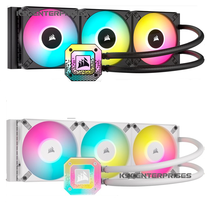 Corsair iCUE H150i Elite CAPELLIX XT Liquid CPU Cooler 360mm Radiator