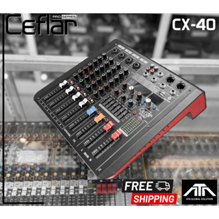ส่งฟรี ถูกกว่า MIXER Ceflar  CX - 40 CX40 Effect มิกเซอร์ มิกซ์ อุปกรณ์ปรับเสียง แต่งเสียง ออดิโออินเตอเฟส ซาวด์ ราคาถูก