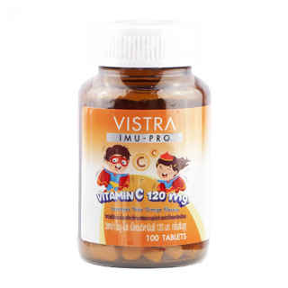 ภาพหน้าปกสินค้าวิตามินซีเด็กอม VISTRA IMU - PRO Vitamin C 120 mg. วิสตร้า ไอมู-โปร เม็ดอมวิตามินซี 120 มก. กลิ่นส้มยูซุ ที่เกี่ยวข้อง