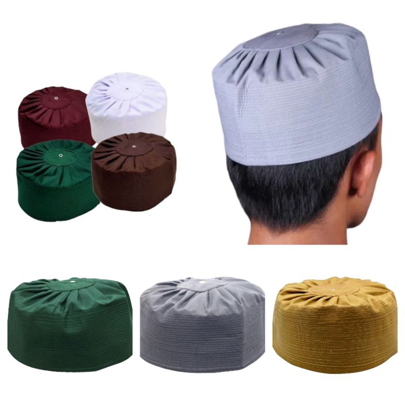 ภาพหน้าปกสินค้าหมวกมุสลิม หมวกตับลิฆ kopiah tabligh