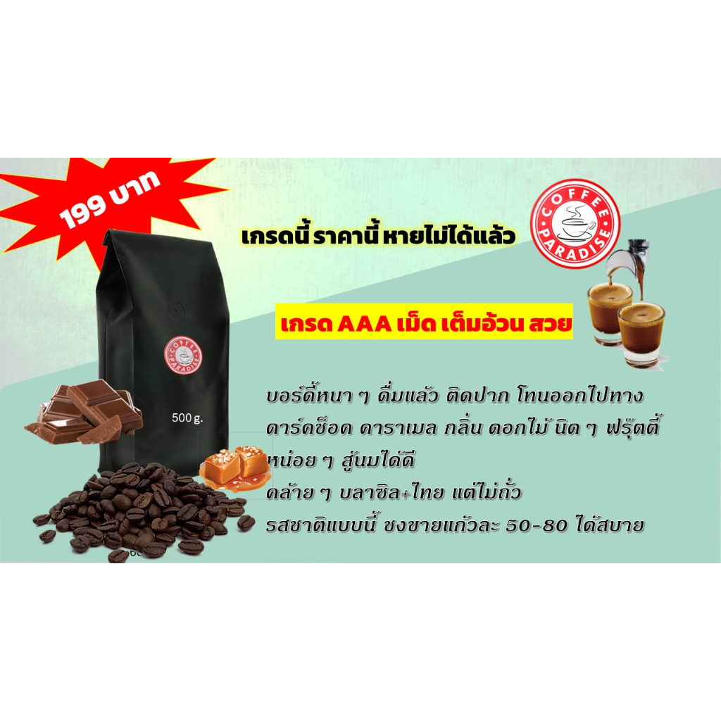 กาแฟ-อาราบิก้า-aaa-เกรดส่งออก