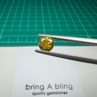 บุษราคัม (yellow sapphire) จากศรีลังกา be น้ำหนัก 0.60ct หน้า 5 มม (5x3mm) มี21เม็ด(ราคาพิเศษ) เจียระไนเหลี่ยมเพชร