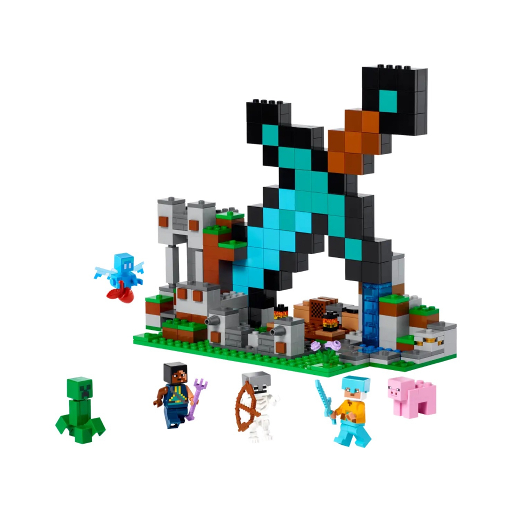 lego-minecraft-21244-the-sword-outpost-เลโก้ใหม่-ของแท้-กล่องสวย-พร้อมส่ง