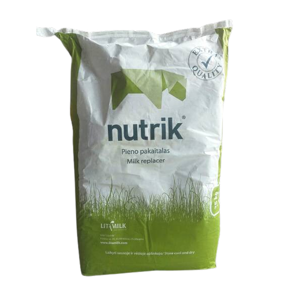 นมผงลี้ยงสัตว์ นมผงลูกวัว สุนัข สุกร แพะ แกะ Nutrik กลิ่นหอมละลายง่าย ...