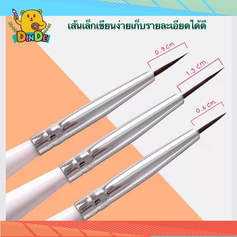 พร้อมส่ง-พู่กันแต่งหน้าโมเดล-ดินปั้น-อุปกรณ์ปั้น-เครื่องมือปั้น