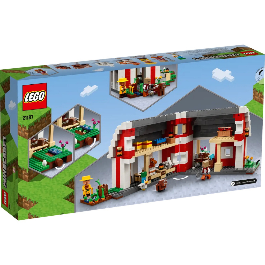 lego-minecraft-21187-the-red-barn-เลโก้ใหม่-ของแท้-กล่องสวย-พร้อมส่ง