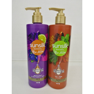 (380 มล.) SUNSILK NATURAL BIO ACTICE MIRACLE MORINGA SHAMPOO ซันซิล เนเชอรัล ไอโอ แอคทีฟ มิราเคิล แชมพู มี 5 สูตร