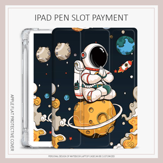 astronaut เคสไอเเพด mini4/5/6 air1/2/3/4/5 เคส iPad 10.2 gen 7 8 9 gen10 case iPad pro11 2021 2022 พร้อมถาดใส่ปากกา