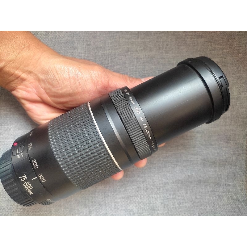 Test : canon EF 75-300mm f/4.0-5.6 III, l'ancien modèle en action