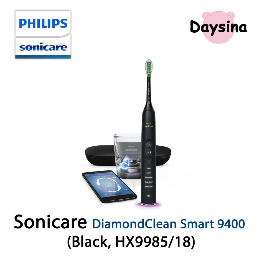 Philips Sonicare 9400 DiamondClean Smart, Rechargeable Electric Power