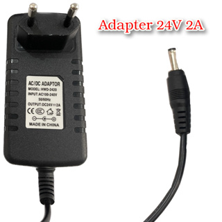 อะแดปเตอร์ พาวเวอร์ซัพพลาย 24v 2A สําหรับเล็บ UV Led 1 ชิ้น adapter power AC DC