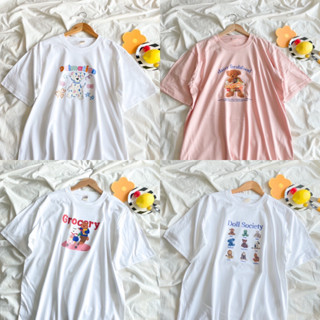 Cute shirt เสื้อยืดสกรีนลาย 100% ผ้า Cottonแท้ ใส่สบายมาก