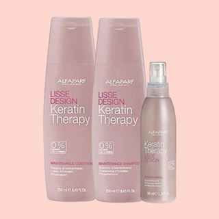 Alfaparf lisse design keratin 100 250 ml.ชุดบำรุงผม เคราติน ช่วยลดฟูเส้นผม ปราศจากสารซัตเฟต