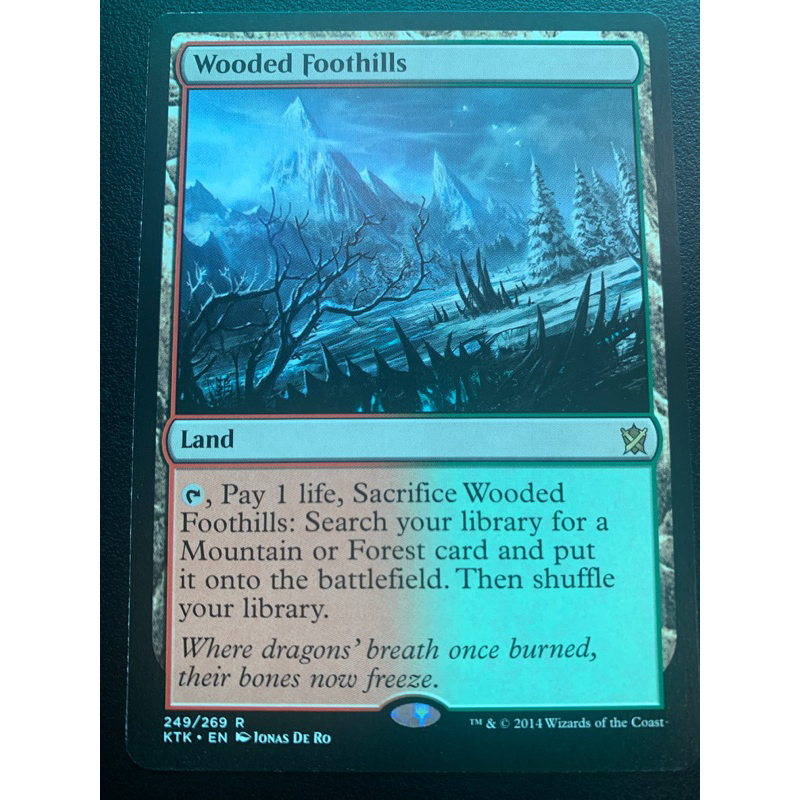 [MTG][Single][KTK] Wooded Foothills ระดับ Rare [ภาษาอังกฤษ] Shopee