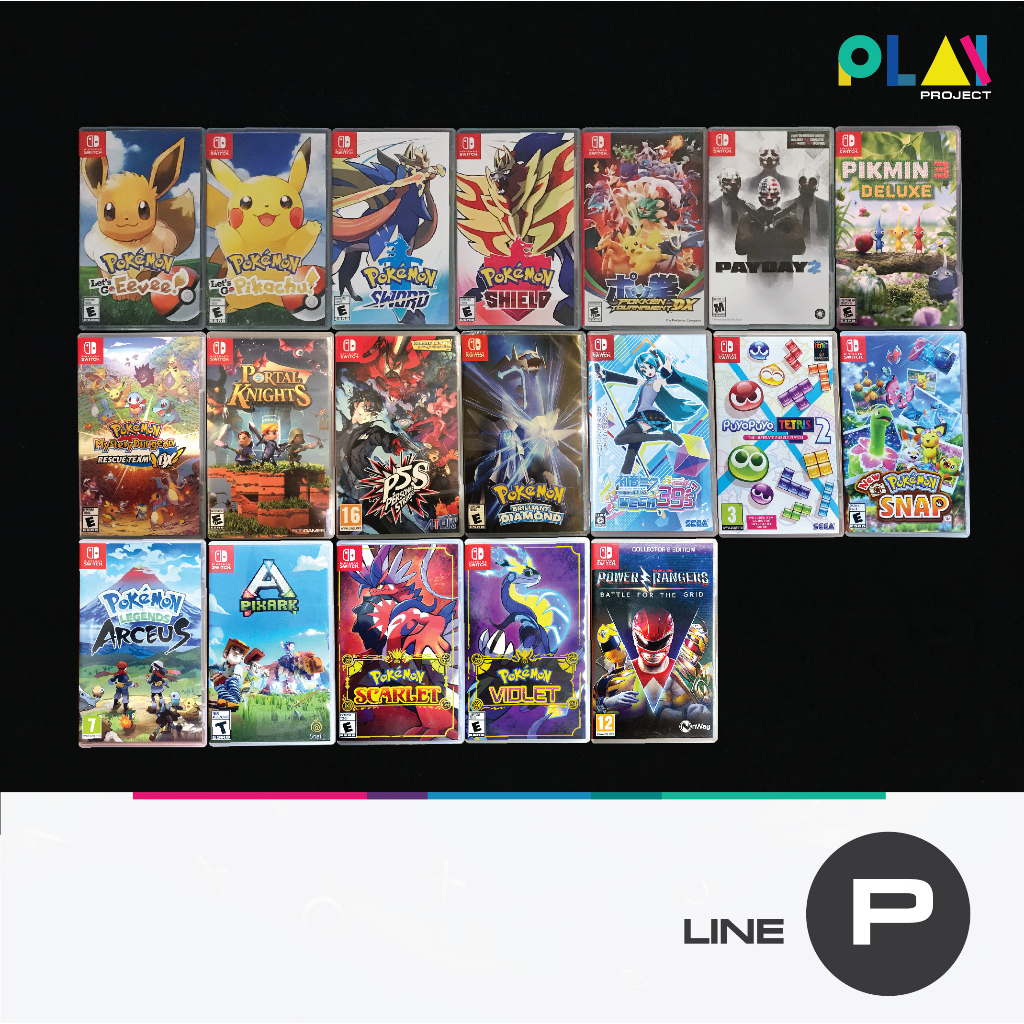 ภาพหน้าปกสินค้าเกม Nintendo Switch มือสอง กว่า 100 เกม (รายชื่อตัวอักษร P ) จากร้าน gameplayproject บน Shopee