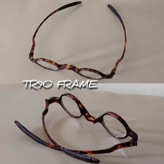 สินค้า แว่นสายตายาว สำหรับอ่านหนังสือ ค่ากำลังสายตา+  TR90 รุ่น TR702แบบกลมเล็ก vintage TRกลม สายตายาว