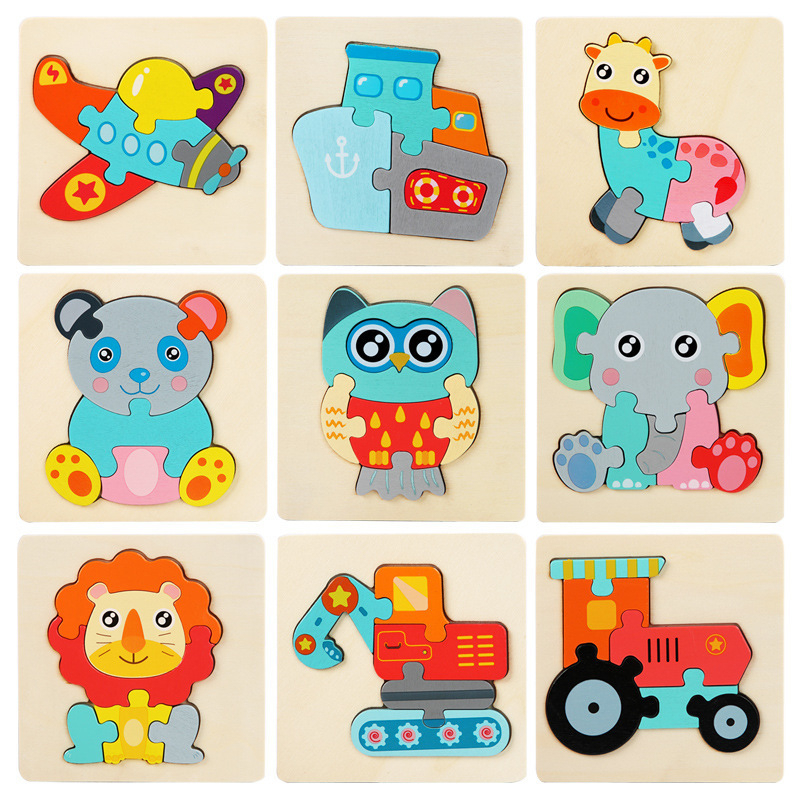 april-จิ๊กซอว์ไม้-3d-จิ๊กซอว์เด็ก-รูปการ์ตูนสัตว์-ยานพาหนะ-ของเล่นเด็ก-ของเล่นเสริมพัฒนาการเด็ก-สีสดใส