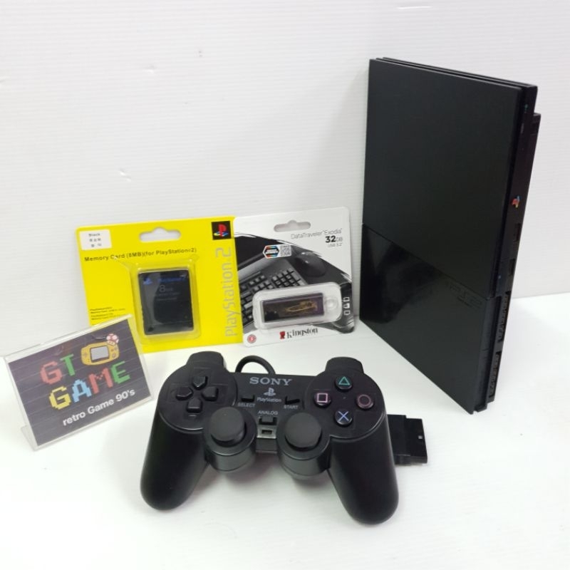 Playstation 2 SCPH-7×××× Mem boot USB 32 GB. 40 GAME (Free Mcboot) Set ...