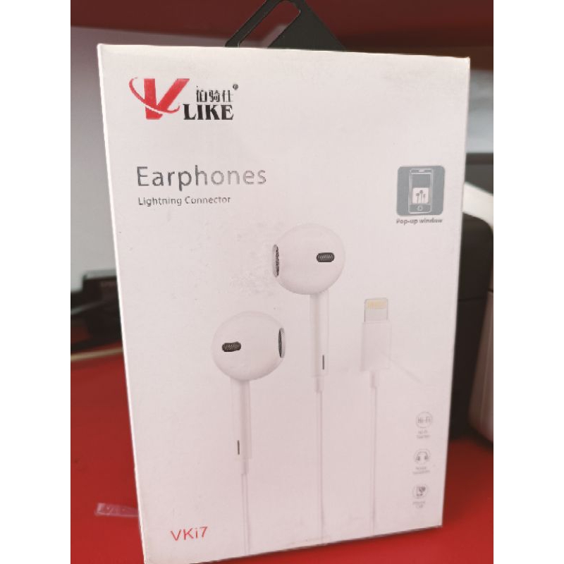 Earphones lightning. Shopee Thailand