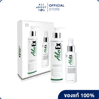 AloEx - Miracle Box set  ประกอบด้วย AloEx Original Shampoo 200 ml. และ AloEx Hair Regrowth Serum 120ml.