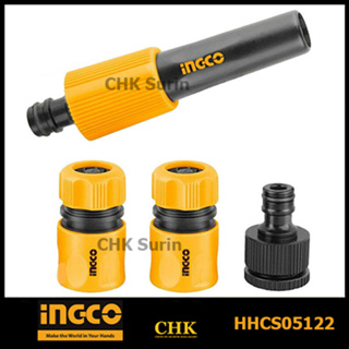 INGCO HHCS05122 ชุดข้อต่อสายยางน้ำ 1/2 นิ้ว 5 ชิ้น