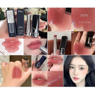 แท้ 💯% DIOR ลิปสติก Addict - Shine Lipstick - 90% Natural Origin - Refillable สี 527