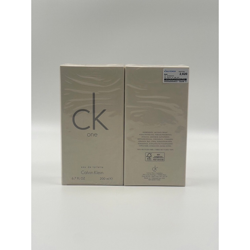 ck-one-edt-200ml-น้ำหอมแท้