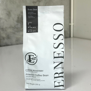 เมล็ดกาแฟคั่ว Ernesso : Extra Dark Coffee  บรรจุ 250 g