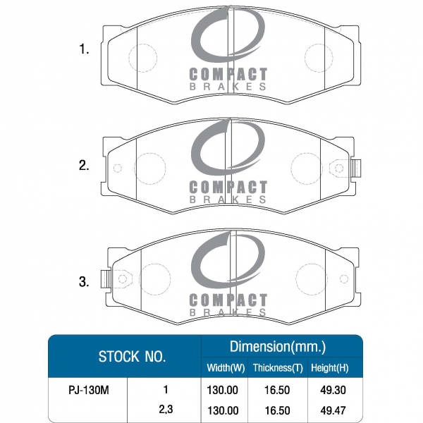 compact-ผ้าเบรคหน้า-frontier-2wd-4wd-urvan-e24-88-93-ผ้าดิสเบรคหน้า-ฟรอนเทีย-2wd-4wd-เออแวน-อี24