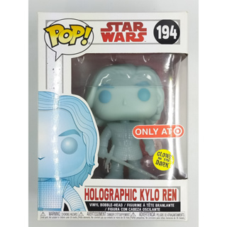 Funko Pop Star Wars - Kylo Ren [เรืองแสง] #194 (กล่องมีตำหนินิดหน่อย)