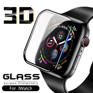 ฟิล์ม iwatch Watch 8 7 6 SE 5 4 3 2 1 Film 3D Screen 44 41 38,42,40,45mm แบบโค้ง 3 มิติ ฟิล์มสำหรับแอปเปิ้ลวอช