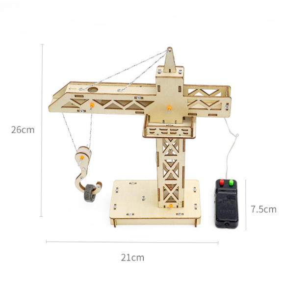 ทาวเวอร์เครนควบคุมด้วยรีโมท-ชุดประกอบเครน-โมเดลเครนยกของ-ของเล่นสร้างเสริมพัฒนาการ-ของเล่นsteam-รอกยกของ
