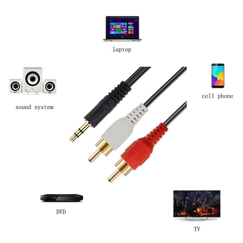 สายลำโพง-3-5mm-to-2rca-cable-connector-av-for-phone-tv-aux-sound-computer-pc-speakers-music-audio-cords