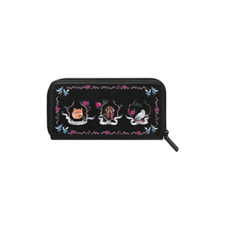 Cath Kidston HP Continental Zip Wallet Magical Creatures Continental Wallet Black