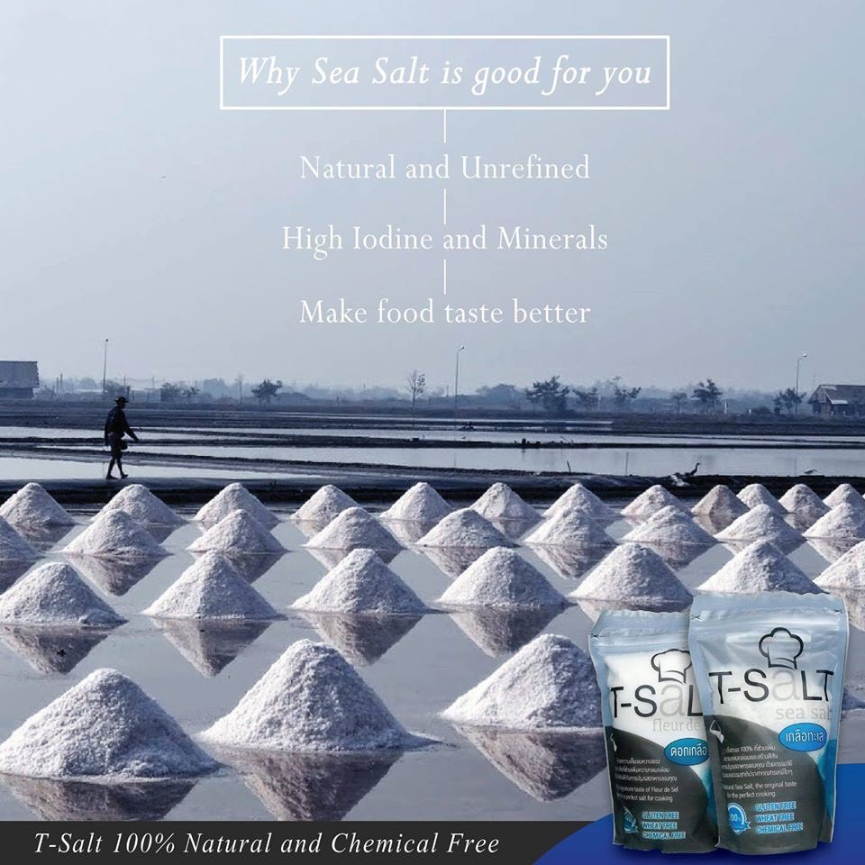 ยกลัง-12-ถุง-ดอกเกลือทะเล-ถูกกว่า-t-salt-100-natural-fleur-de-sel-จัดนำหน่ายโดยบริษัทเจ้าของแบรนด์