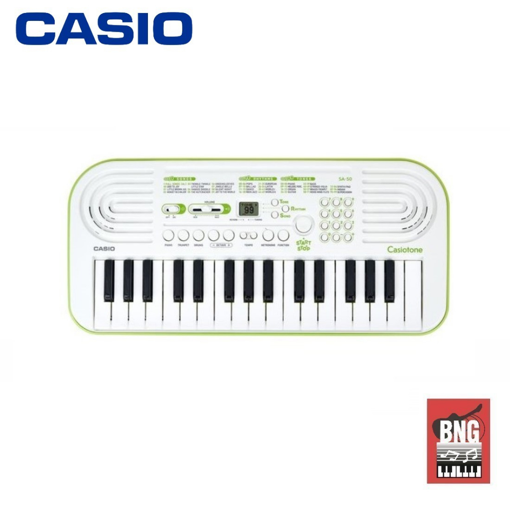 casio-sa-50-คีย์บอร์ด-32-คีย์-ขนาดพกพา-ใช้งานง่าย-ใส่ถ่านได้-พร้อมอะแดปเตอร์