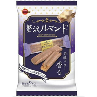 Bourbon, Zeitaku Rumando, Crispy Crape Cookie 124g. เบอร์บอน ไซตาคุ รูมันโด คุกกี้เครปกรอบ 124กรัม.