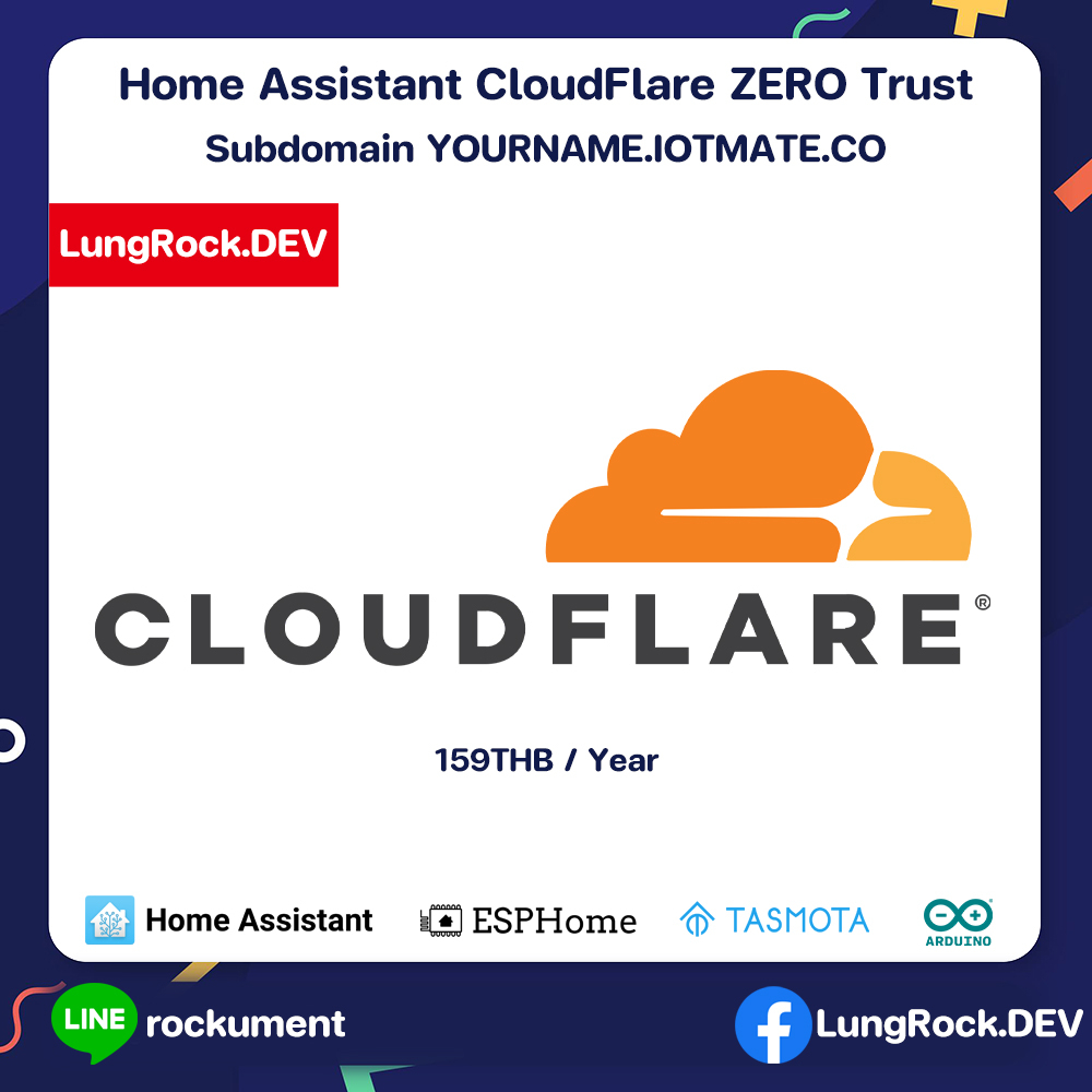 1 ปี Home Assistant CloudFlare Zero Trust สำหรับเชื่อมต่อระบบแบบไม่ต้อง ...