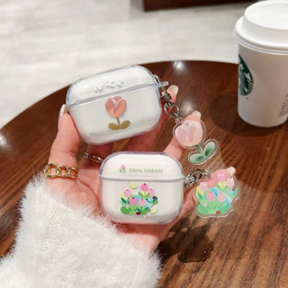 ✨ล่าสุด✨เคสแอร์พอด 2 1 pro2 Case for Airpods 3 pro ดอกไม้ เการป้องกันการตก ซิลิโคนนิ่ม Soft Case Airpod gen 3 2021