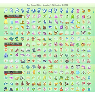 ภาพขนาดย่อของภาพหน้าปกสินค้าPokemon Home 1-7 No.1-807 COMPLETE DEX SHINY&NOTSHINY ใช้เวลาย้ายทั้งหมดเข้า Pokemon Home ไม่ถึง 10 นาที จากร้าน pokehunterth บน Shopee ภาพที่ 4