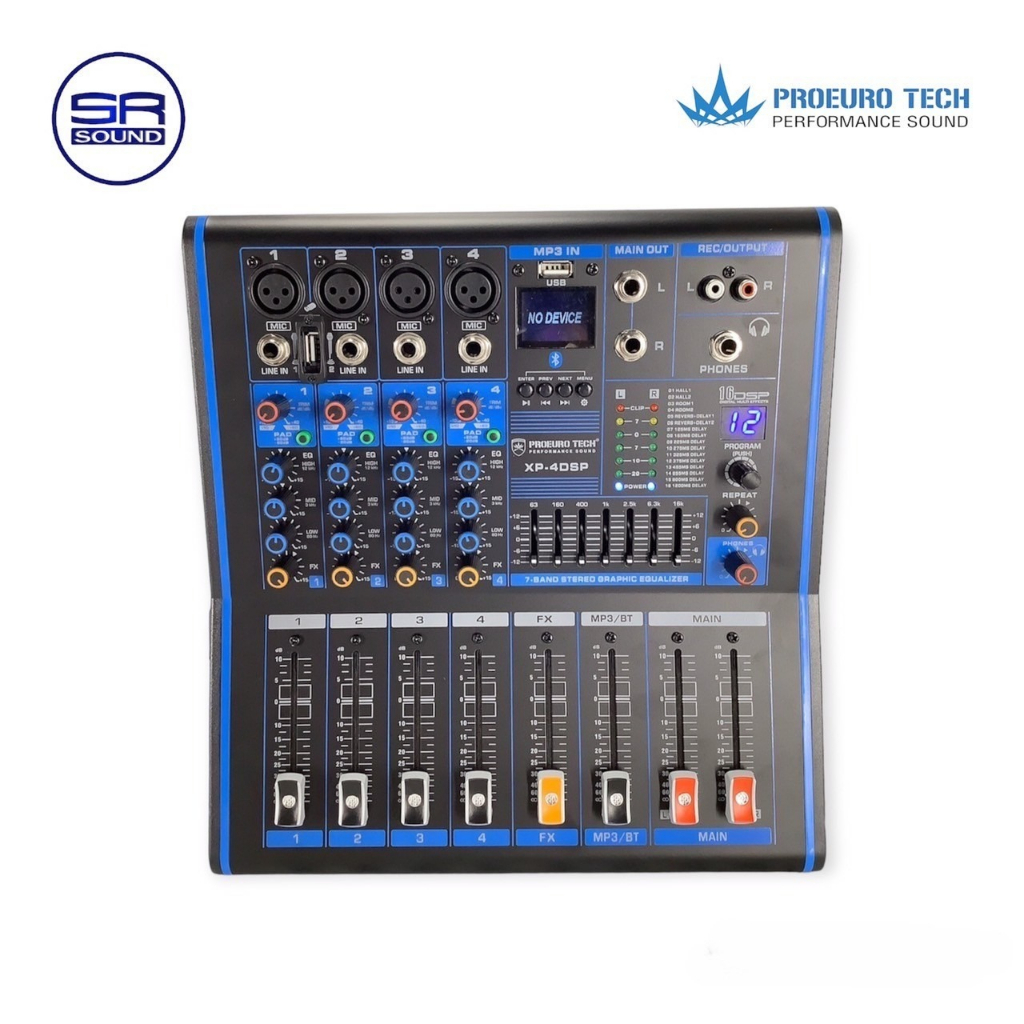 ฟรีค่าส่ง PROEUROTECH XP-4DSP MIXER มิกเซอร์ 4CH (สินค้าใหม่แกะกล่อง ...