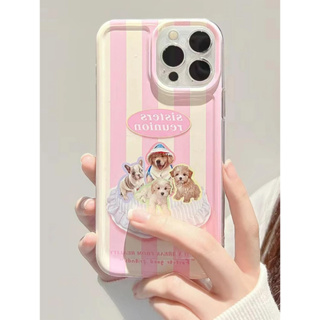 เคสโทรศัพท์ไอโฟนสุนัขการ์ตูนน่ารัก