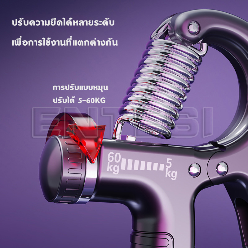 ที่บีบมือ-เครื่องบริหารมือ-ที่บริหารมือข้อมือ-บริหารนิ้วมือ-แฮนด์กริ๊ป-hand-exerciser-อุปกรณ์บริหารมือ-ปรับได้-5-60kg-ha