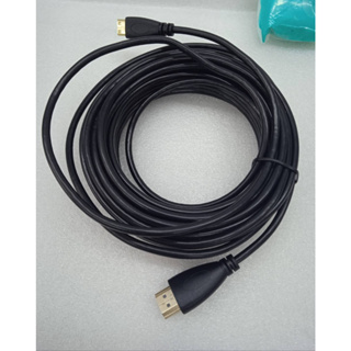 MINI HDMI/หัวแปลงเฮดดีเอมไอเล็ก หัวมินิ/สายต่อกล้องกับจอ/สายต่อโน็ตบุ๊คกับจอ/สายสัญญานกล้อง ยาว 5 เมตร สายหนาสัญญานดี